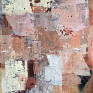 Abstract 7174 op aquarelpapier
