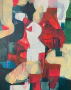 Abstract schilderij 60x80cm